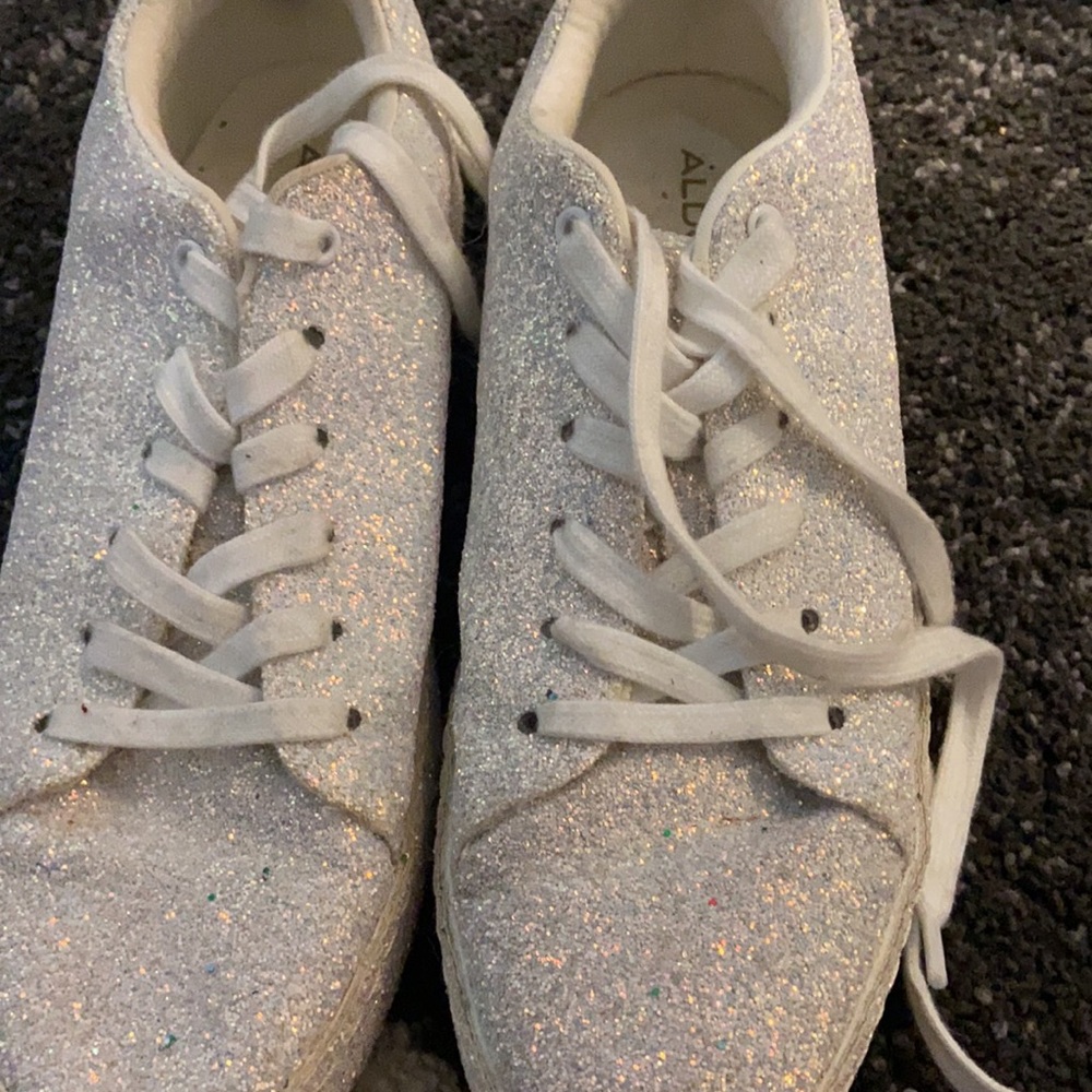 glittery Aldo sneakers worn 1x